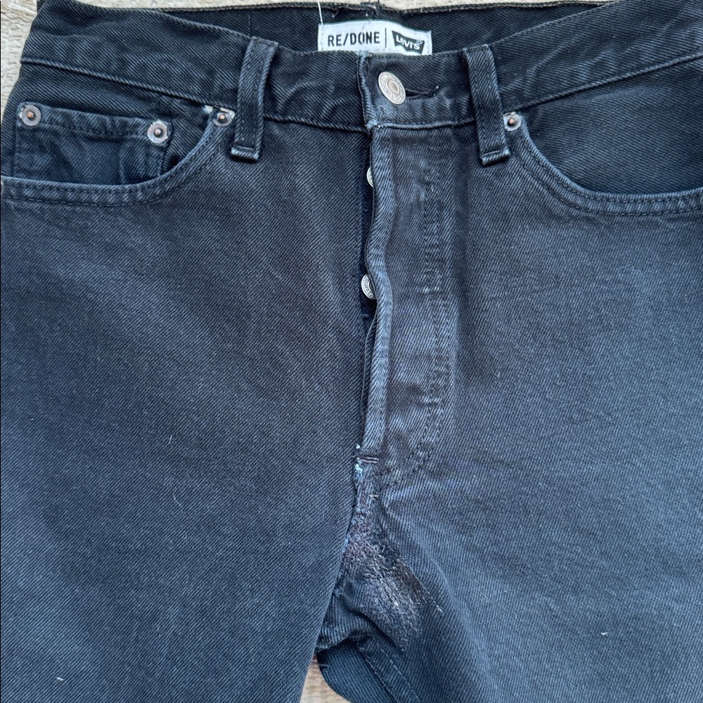RE/DONE Levi's Black Jeans